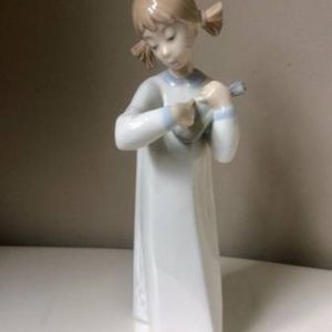 Lladro Figurine-Girl With Guitar